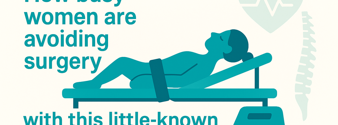 Back pain solution for busy women