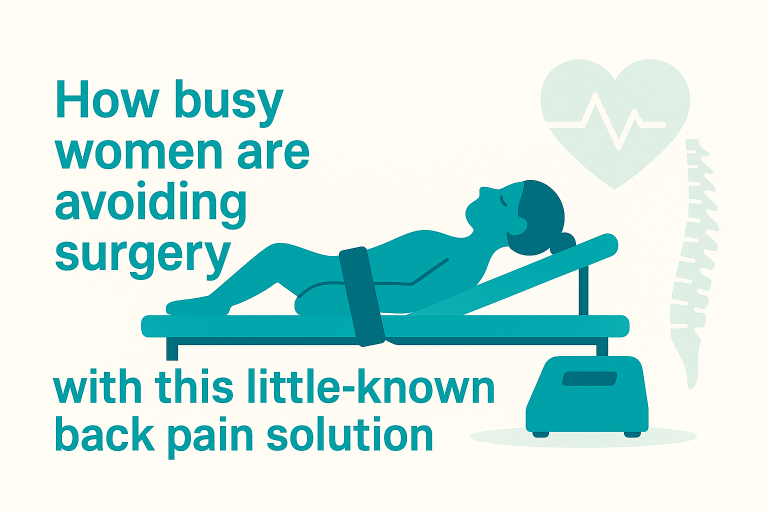 Back pain solution for busy women