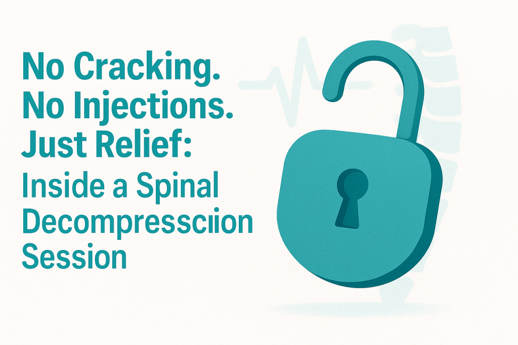 Spinal decompression session at Greenacre Sports Medicine Clinic